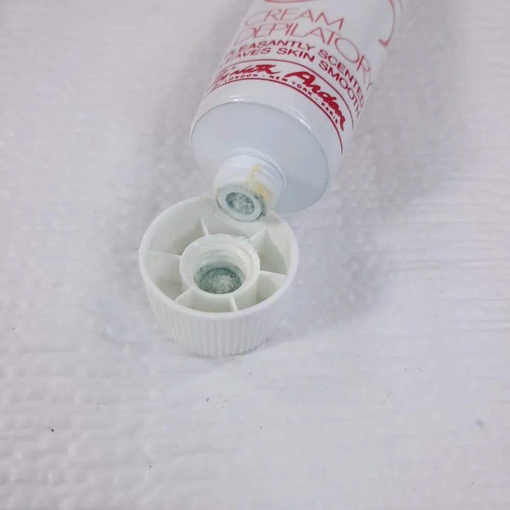 Vintage Elizabeth Arden SLEEK Cream Depilatory made in USA‎ vanity collectible